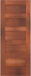Flat Panel Monticello Mahogany Doors